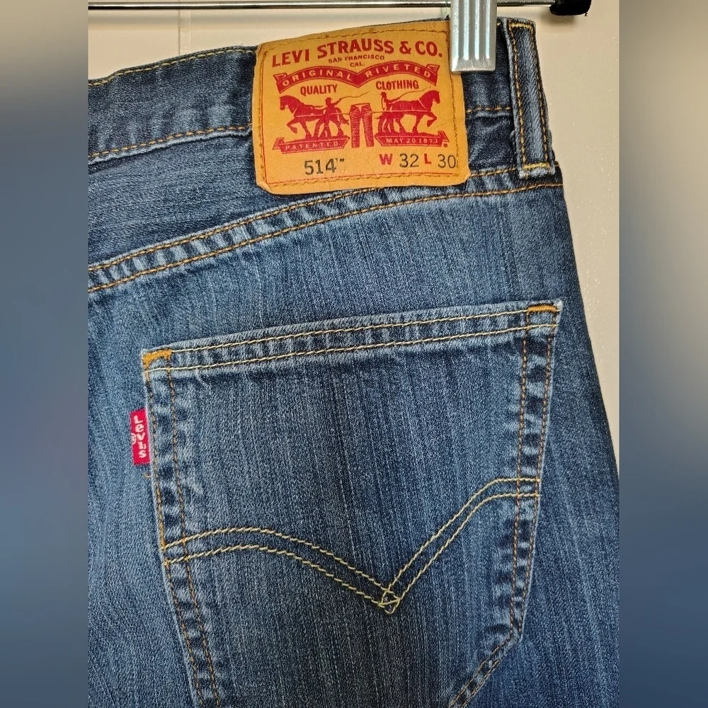 Levi's 514 Men's Classic Blue Jeans Size 32/30